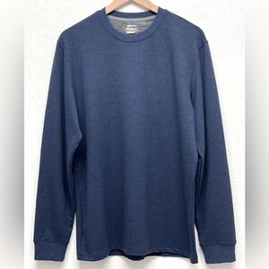 MEMBER'S Mark Men'sLong Sleeve French Terry Lounge Tee Shirt